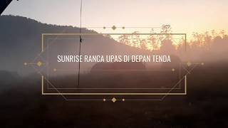 Menikmati Sunrise Ranca Upas Dari Dalam Tenda | Camping di Ranca Upas Ciwidey