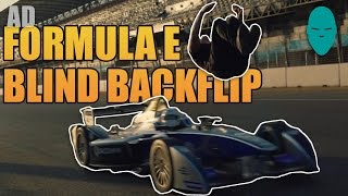 BLIND BACKFLIP over a Formula E Car! | Damien Walters