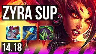 ZYRA & Jhin vs BARD & Lux (SUP) | 700+ games, 5/5/20 | NA Diamond | 14.18