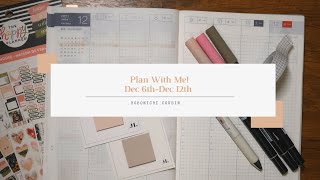 PLAN WITH ME DECEMBER 6th - DECEMBER 12th IN MY HOBONICHI COUSIN