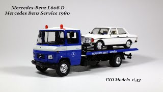 Mercedes Benz L608 D Mercedes Benz Service 1980 (IXO Models) 1\43