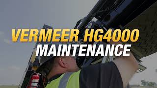 Ease of maintenance on the Vermeer HG4000 horizontal grinder | Vermeer