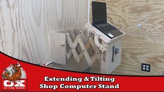 Building a shop computer stand