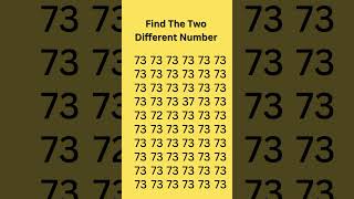 Find The Difference between Numbers #odd #quizgames Part 5 #odd #quizgames #quiz