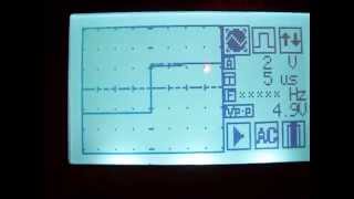 Autoset function in EM125 oscilloscope