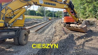 #24 Remont linii kolejowej 190 PKP PLK w skrócie Goleszów Bażanowice Cieszyn