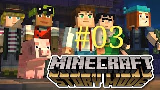 Minecraft Story Mode #03 - Capítulo 1 - WITHER MAIS ESTRANHO QUE EU JA VI