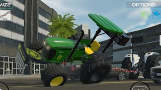 Indian vehicle similarity 3D game tractor 24 wheeler modified tractor game video episode 53#gaming