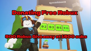 🔴Pls Donate Live Donating/Raising + Robux Giveaway💸(Ft. @Qnickls )