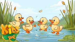 Ten Little Duckies 🐥 | Nursery Rhymes & Kids Songs