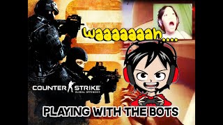 Counter-Strike: Global Offensive (2019)- Gameplay (Steam) [Kiddo Gamer try the Bots]