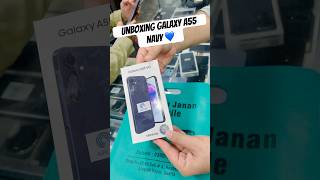 Unboxing Galaxy A55 Navy blue 💙 #samsung #a55 #trending #shorts