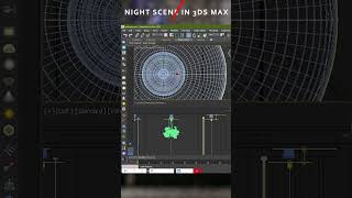 Night light in 3Ds Max using Vray sun Interior scene