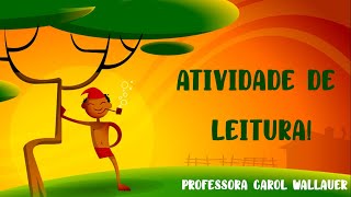 ATIVIDADE DE LEITURA - CAROL WALLAUER