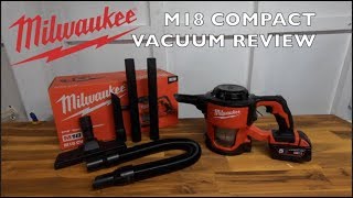 MILWAUKEE M18 COMPACT VACUUM REVIEW 0882-20 M18-CV0