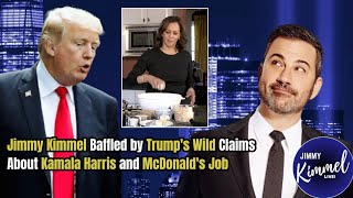 Jimmy Kimmel Left Baffled by Trump's Bizarre Claims About Kamala Harris and McDonald's