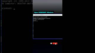 DISKPART open kaise kare | how to open diskpart in windows 10, 11 #shorts #diskpart #run