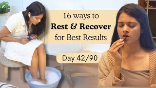 16 ways to Rest & Recover for best health results | Day 42/90 | Somya Luhadia