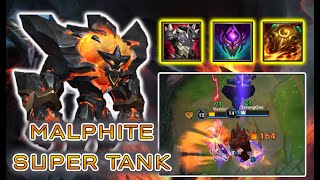 WILD RIFT | MALPHITE IS SUPER TANK IF YOU DO THIS!! | MALPHITE BARON LANE KILLER VAYNE | TANK LANE