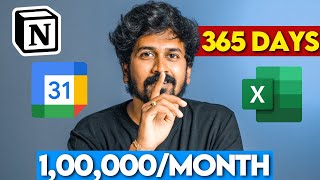 1,00,000 In 365 Days Blue Print | My Journey