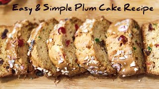 #Plum Cake recipe / New Year Cake / Dry Fruit Plum cake By Fooddo-Foodday