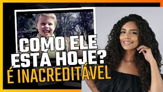 Todo sorridente ele jamais pensou que estaria no centro de uma das maiores polêmicas da internet