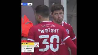 Mark Wright comes on for Crawley Town against Leeds United in Third round FA CUP tie. #LUFC