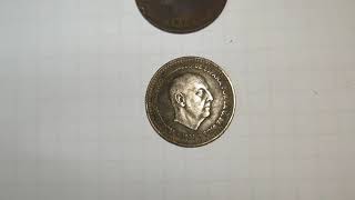 detección metálica un viernes cualquier monedas de franco