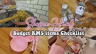 RM5 SHOPEE HAUL 👍 • Bamboo Charcoal, Rotary Towel Rack || Macaroni Cheese Recipe for Kids😋