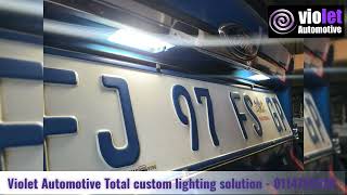 Custom lighting at its best at Violet Automotive