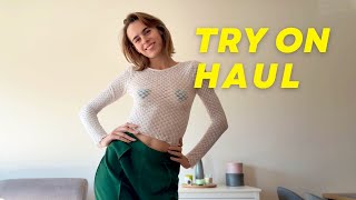 SEE THROUGH MESHY SWEATER TRY ON HAUL