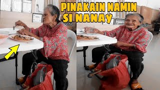 pinakain namin si NANAY, dinalhan kami ng manok ang bait ni NANAY