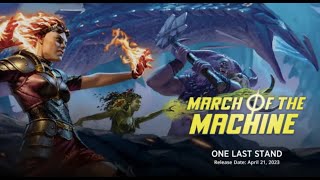 MTG March of the Machines Prerelease Top Table Stream!