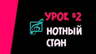 Теория Музыки Урок #2 Нотный стан (Озвучка Elena)