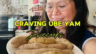 Craving Ube Yam #ubeyam #asmr #sounds @josiecooks