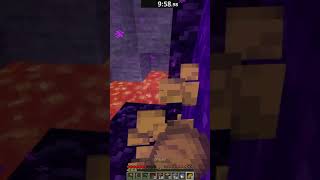 Speedrunning ANCIENT DEBRIS In Minecraft! (#9) #shorts