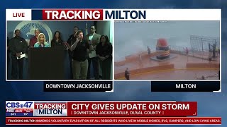 Hurricane Milton: Jacksonville Mayor Donna Deegan gives update, 10/9/24, 6:05 p.m.