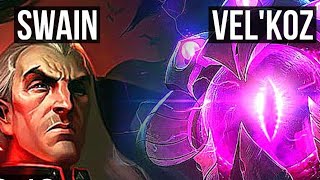 SWAIN VS VEL'KOZ SUPPORT GAMEPLAY