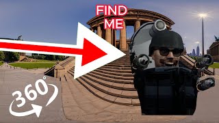 FIND  Skibidi Toilet. Rocket Launcher Skibidi Toilet -  looking for a challenge 360° VR video