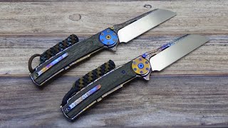 Reate Jack 2.0 custom buffed and storm anodized by Jeff Perkins of JD Cutlery.