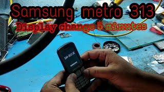 how to change display samsung B313 keypad metro313