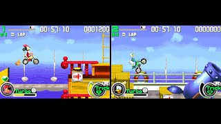 Disney Sports Motocross Game Boy Advance 2 player VS 60fps