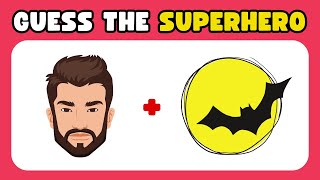 Guess the Superhero by Emoji | Superhero Quiz 🦸‍♂️