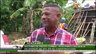 Avanza la construcción del sistema de riego en la comunidad de Cumba.