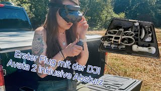 Erster Flug mit der DJI Avata 2 inklusive Absturz