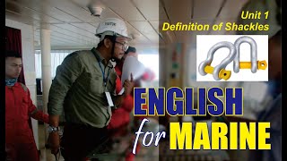 ENGLISH FOR MARITIME | Unit 1 Definitions of Shackles