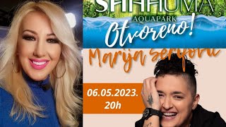 Cecilija-TV najava. Koncert godine Marija Šerifović Aquapark Shhhuma.🌊🩵🍹