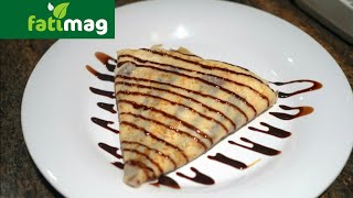 Crêpes légères كريب بالشكلاطة كيجيو لذاذ وخفاف طريقة عمل وصفة الكريب