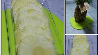 Pineapple easy peeling n cutting|| @Hira'sDigest