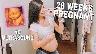 OUR BABY'S HIGH RISK 4D ULTRASOUND | 28 WEEKS PREGNANT UPDATE